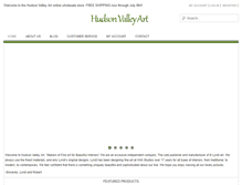 Tablet Screenshot of hudsonvalleyart.com